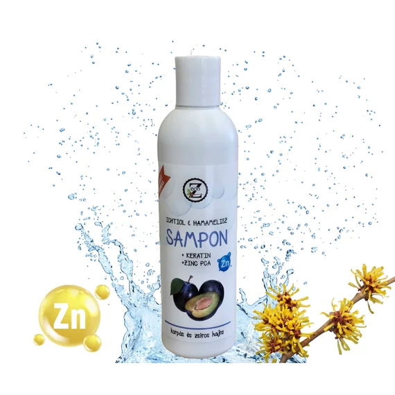 Eco-Z Sampon ZSÍROS hajra Hamamelis és Ichtiol